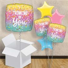 Thinking of You Pastel Dots 18" Balloon in a Box