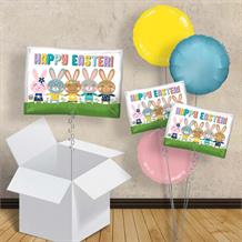 Happy Easter | Bunnies 18" Balloon in a Box
