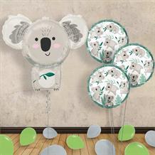 Koala Inflated Helium Balloons Delivered | Party Save Smile
