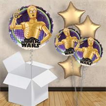 C-3PO | C3PO | Star Wars 18" Balloon in a Box