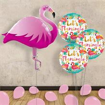 Flamingo Inflated Helium Balloons Delivered | Party Save Smile