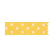 Yellow Polka Dots Cake Ribbon | Decoration