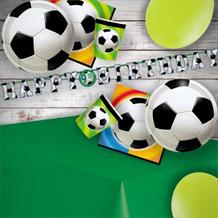 Championship Football 8 to 48 Guest Premium Party Pack - Tableware | Balloons | Decoration