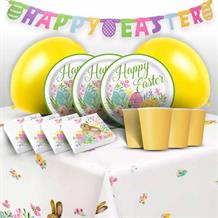 Easter | Rabbits | Pastel 8 to 48 Guest Premium Party Pack - Tableware | Balloons | Decoration