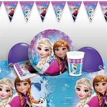 Disney Frozen Northern Lights 8 to 48 Guest Premium Party Pack - Tableware | Balloons | Decoration