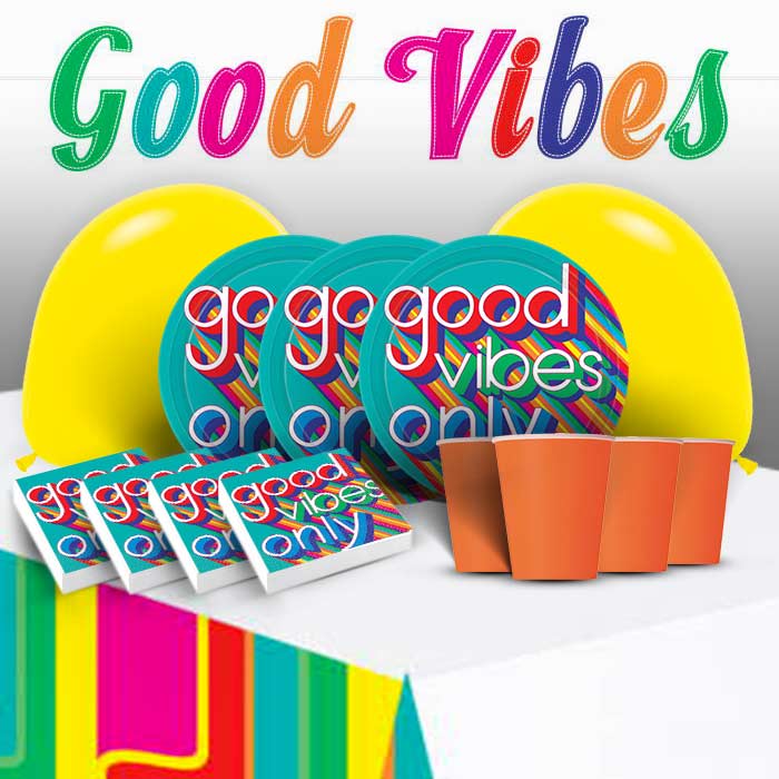 Retro Good Vibes Birthday Party Pack (Premium) | Party Save Smile