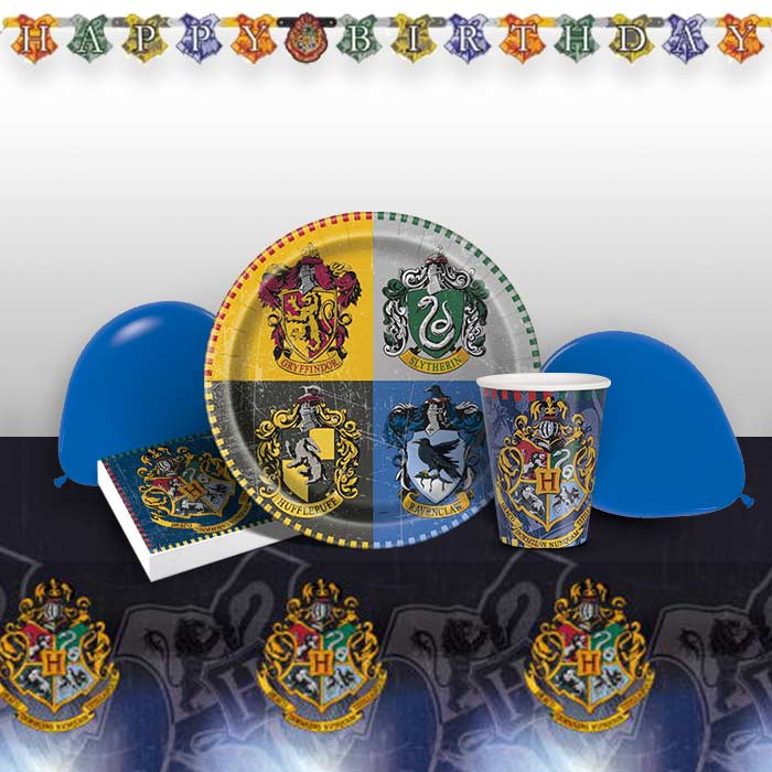 Harry Potter Party 8 to 48 Guest Premium Party Pack - Tableware | Balloons | Decoration