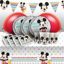 Mickey Mouse Awesome 8 to 48 Guest Premium Party Pack - Tableware | Balloons | Decoration
