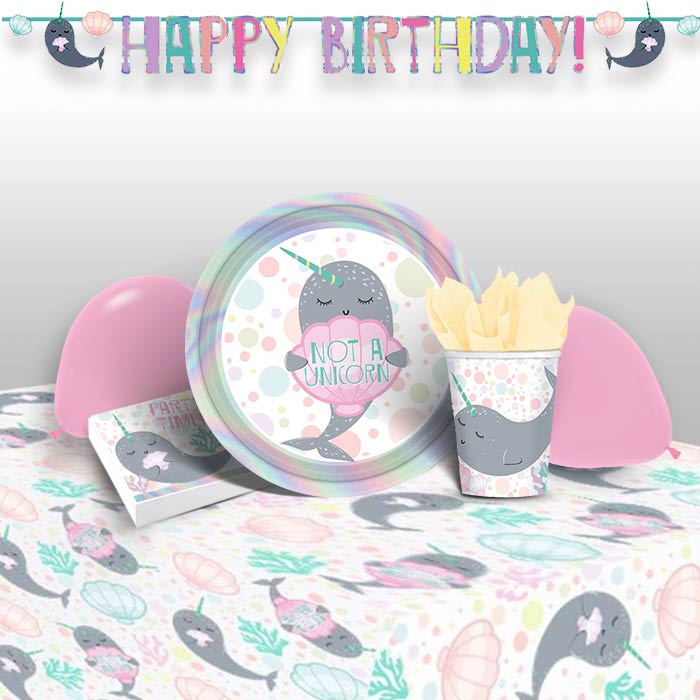 Narwhal Birthday Party Pack (Premium) | Party Save Smile