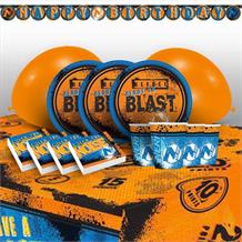 Nerf 8 to 48 Guest Premium Party Pack - Tableware, Balloons & Decorations