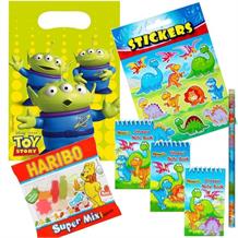 Toy Story Alien Ready Filled Party Bag with Sweets, Stickers + 2 Favours