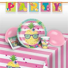 Pineapple and Friends Premium Party Pack - Tableware | Balloons | Decoration