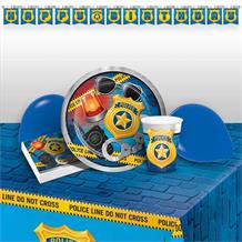 Police Party 8 to 48 Guest Premium Party Pack - Tableware | Balloons | Decoration