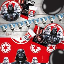Star Wars Darth Vader & Storm Trooper 8 to 48 Guest Premium Party Pack - Tableware | Balloons | Decoration