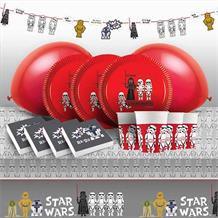 Star Wars Retro 8 to 48 Guest Premium Party Pack - Tableware | Balloons | Decoration