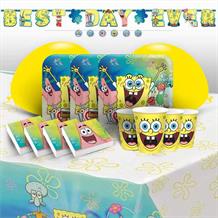SpongeBob SquarePants 2k20 Premium Party Pack - Tableware | Balloons | Decoration