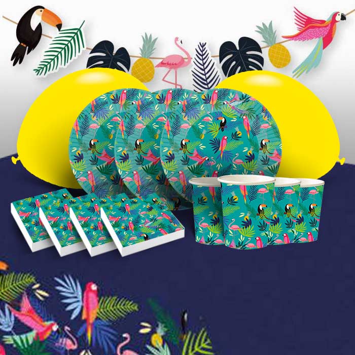 Tropical Toucan Summer Party Pack (Premium) | Party Save Smile