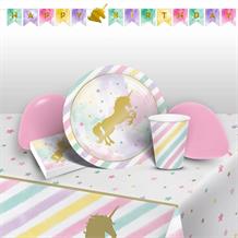 Sparkle Unicorn Birthday Party Pack (Premium) | Party Save Smile