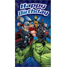 Marvel Avengers Happy Birthday Greeting Card
