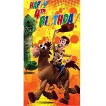 Disney Toy Story Age 4 Greeting Card