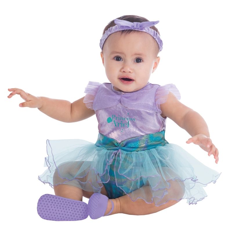 Disney Princess Ariel Baby Tutu Dress with Headband