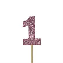 1st Birthday Pink | Number 1 Cake Topper | Decoration