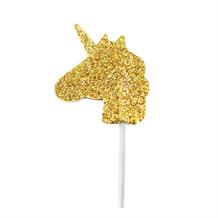 Gold Unicorn Cake Topper | Decoration