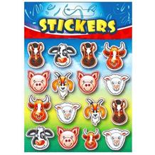 Farm Animal Party Bag Sticker Sheet Favour | Fillers