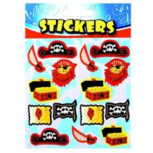 Pirate Party Bag Favour Sticker Sheets