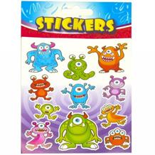 Monsters Party Bag Sticker Sheet Favour | Fillers