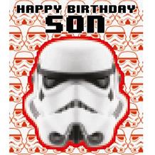 Stormtrooper | Star Wars Son Happy Birthday Greeting Card