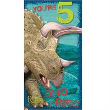 Dinosaur | Natural History Museum 5th Birthday Triceratops Greeting Card