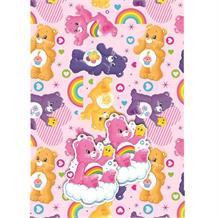 Care Bears Gift Wrap -  2 Sheets, 2 Gift Tags