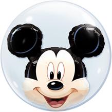 Mickey Mouse 22" Qualatex Double Bubble Party Balloon