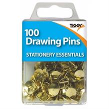 Brass Drawing Pins x 100