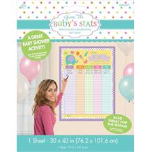 Baby Shower Baby’s Statistics Party Game