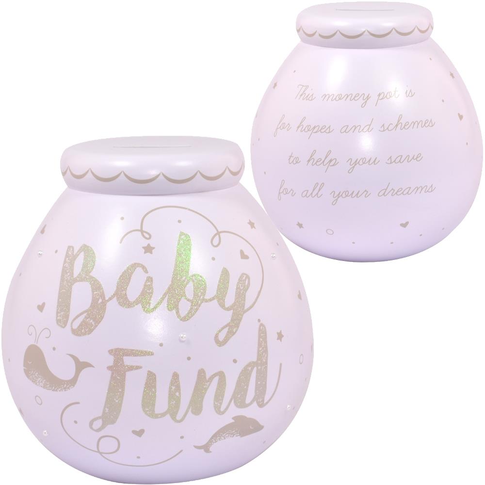 Giant Baby Fund | Pink Whales Pot of Dreams | Money Box | Bank