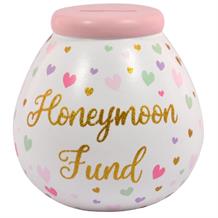 Honeymoon Fund Hearts Pot of Dreams | Money Box | Bank