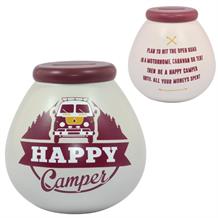 Happy Camper | Caravan Pot of Dreams | Money Box | Bank