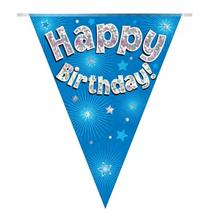 Blue Stars Birthday Bunting | Party Save Smile