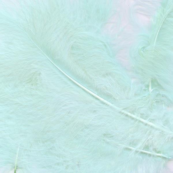 Baby Blue Eleganza Decorative Craft Marabout Feathers 8g