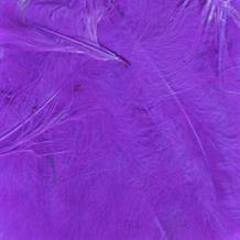 Purple Eleganza Decorative Craft Marabout Feathers 8g