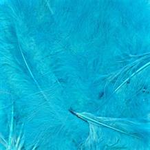 Turquoise Eleganza Decorative Craft Marabout Feathers 8g