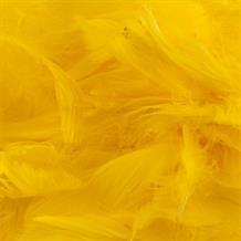 Yellow Eleganza Decorative Craft Feathers 50g