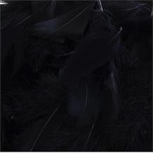 Black Eleganza Decorative Craft Feathers 50g
