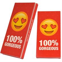 Emoji 100% Gorgeous Belgian Chocolate Gift Bar