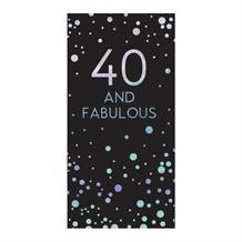 Age 40 | Fabulous Sparkling Dots Belgian Chocolate Gift Bar