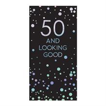 Age 50 | Looking Good Sparkling Dots Belgian Chocolate Gift Bar