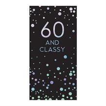 Age 60 | Classy Sparkling Dots Belgian Chocolate Gift Bar