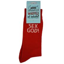 Sex God Novelty | Joke Socks | Gift